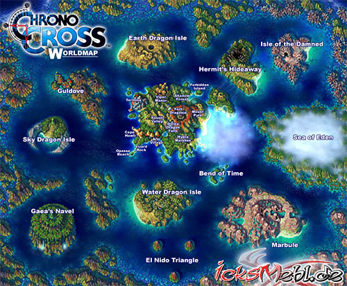 Chrono Cross Weltkarte